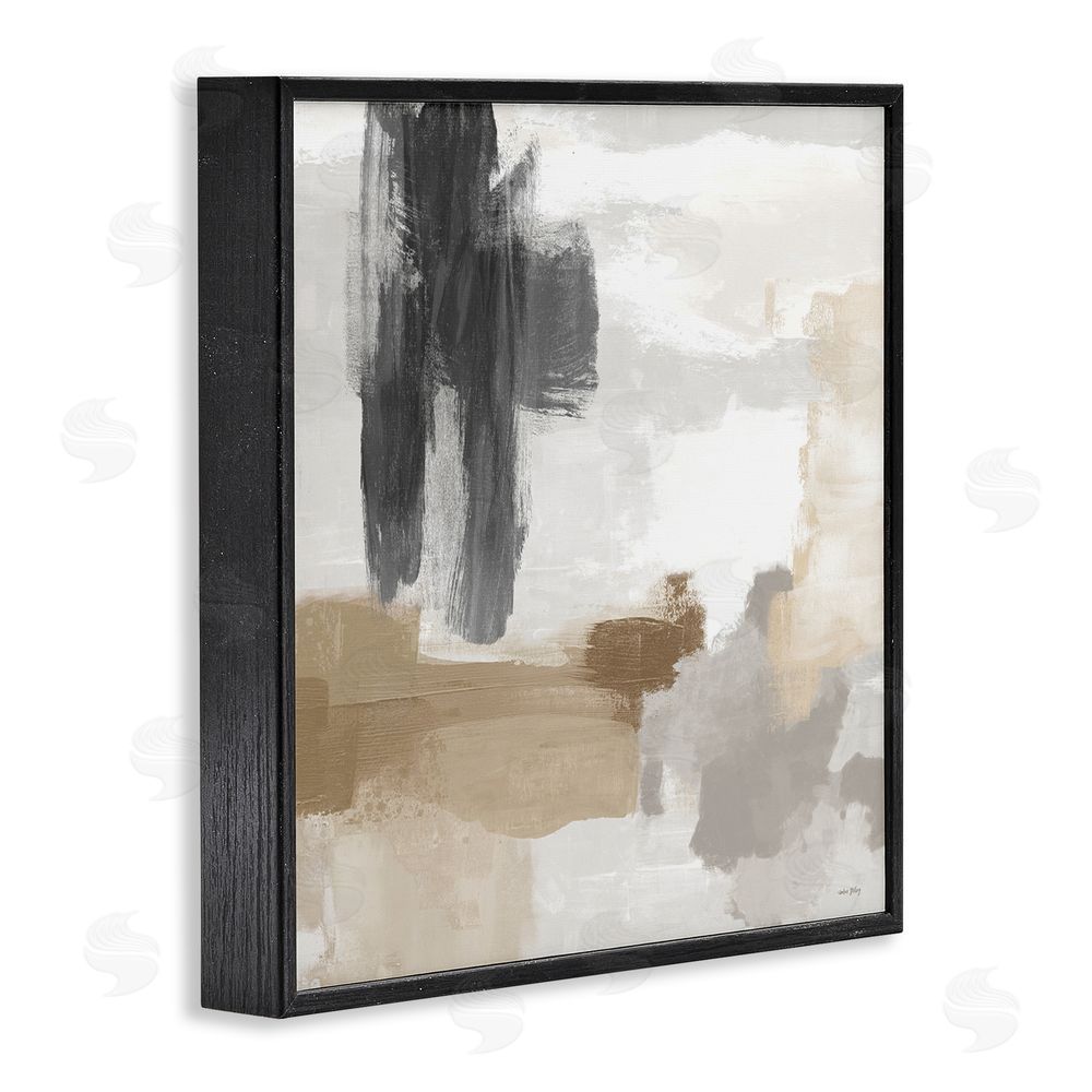 Amber Sterling Absent Minded Abstract Composition Black Framed Giclee Wall Art Print