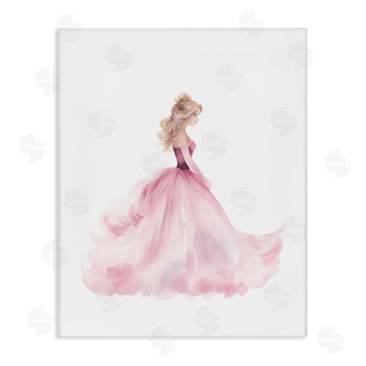 Christine Simpson Art Princess Joy Ballgown Canvas Wall Art Print