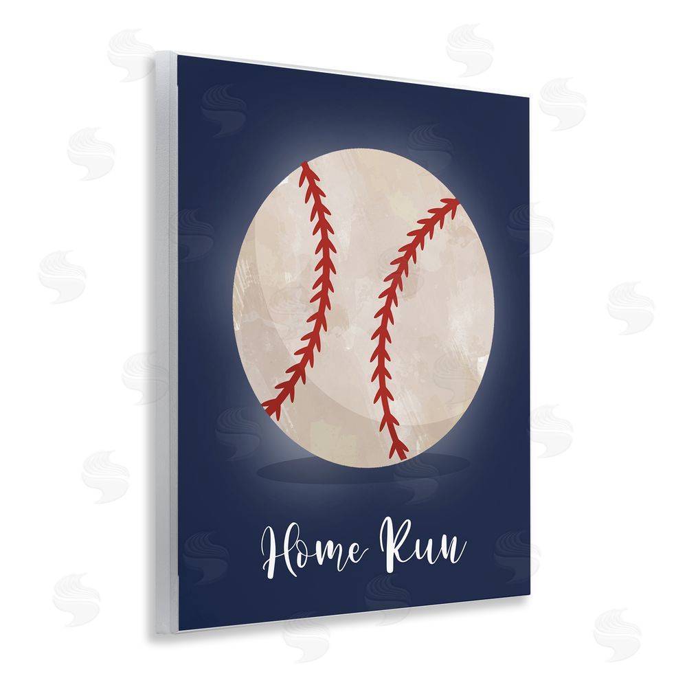 Christine Simpson Art Game On Home Run Wall Plaque Art Print
