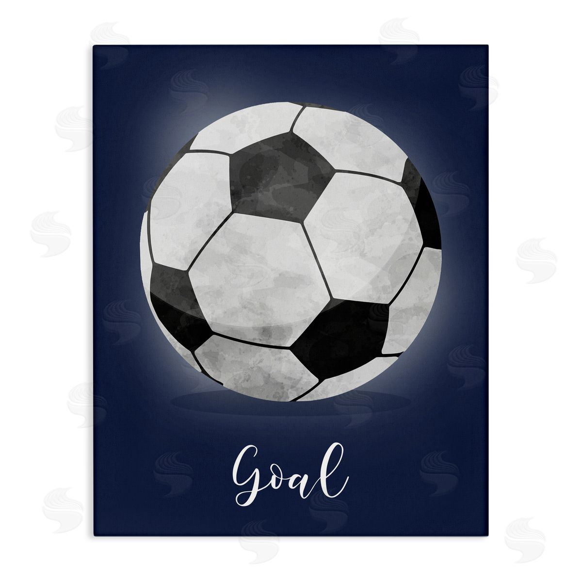 Christine Simpson Art Game On Soccer Goal Canvas Wall Art Print