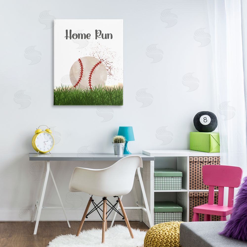 Christine Simpson Art Have A Ball Home Run Canvas Art on Wall