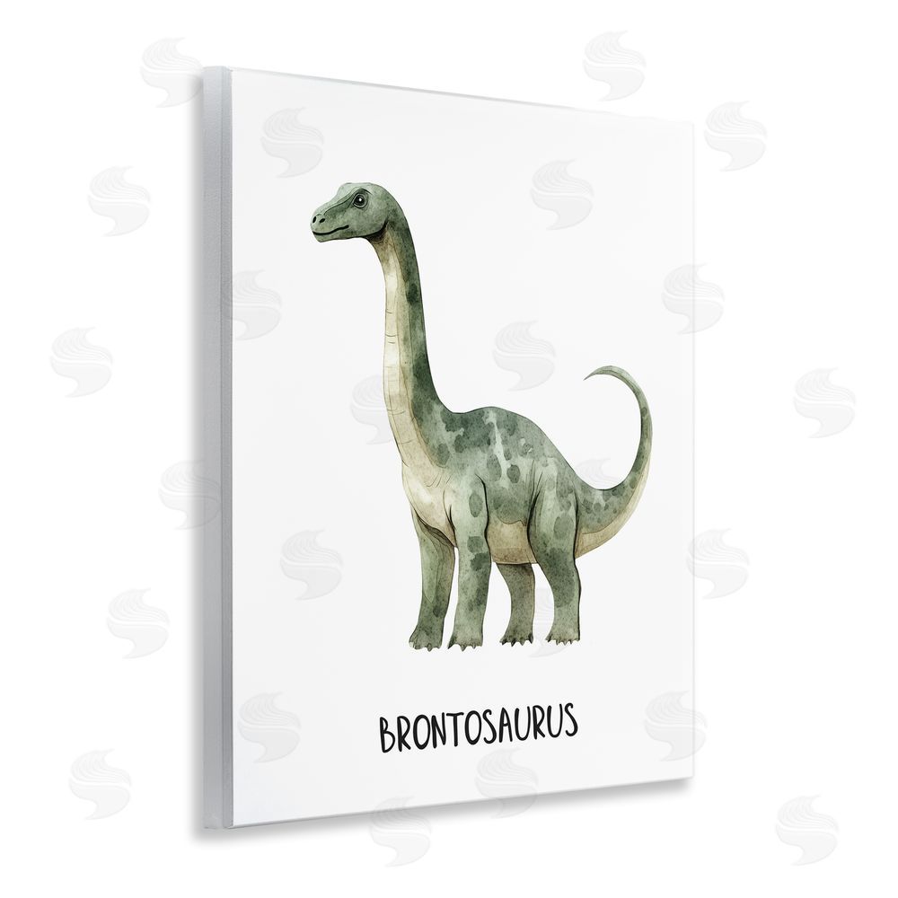 Christine Simpson Art Meet The Brontosaurus Wall Plaque Art Print
