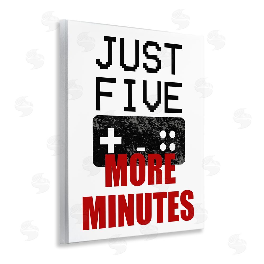 Kim Allen Five More Minutes Gamer Wall Plaque Art Print