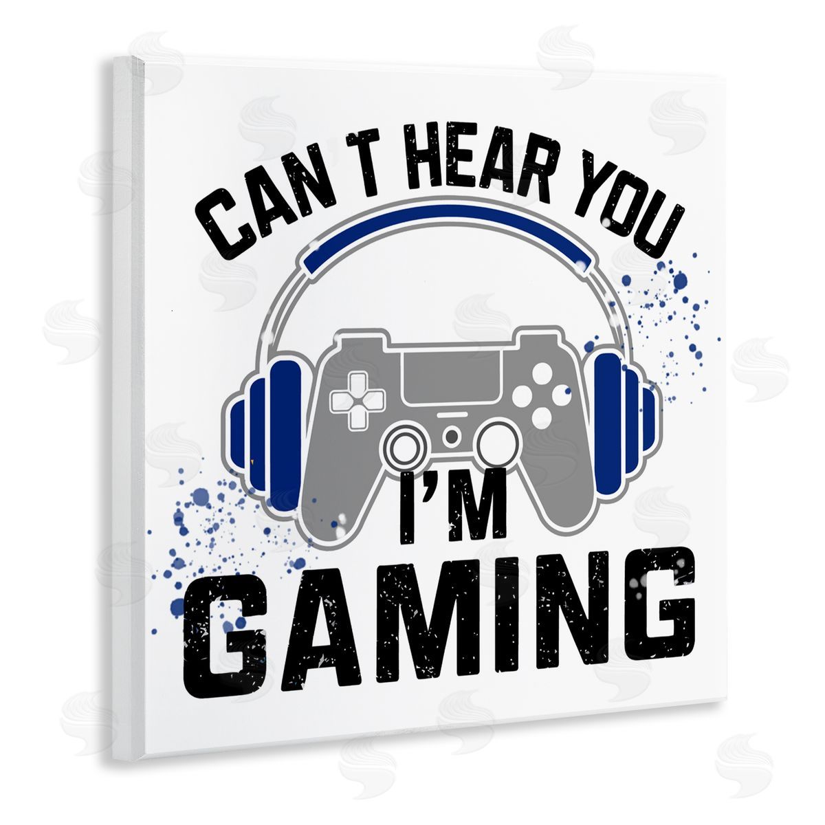 Kim Allen Can't Hear Gaming Wall Plaque Art Print