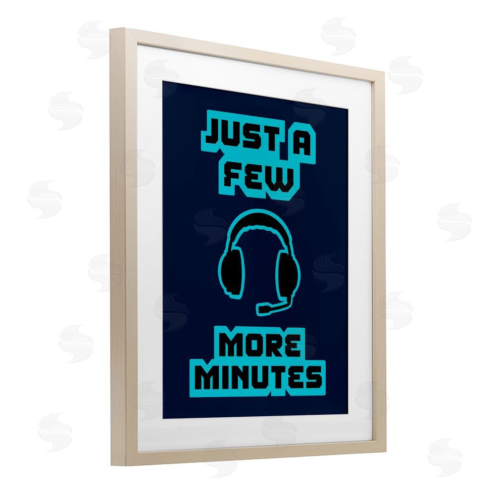 Marcus Prime Few More Minutes Retro Birch Framed Print Under Glass with White Mat Wall Art