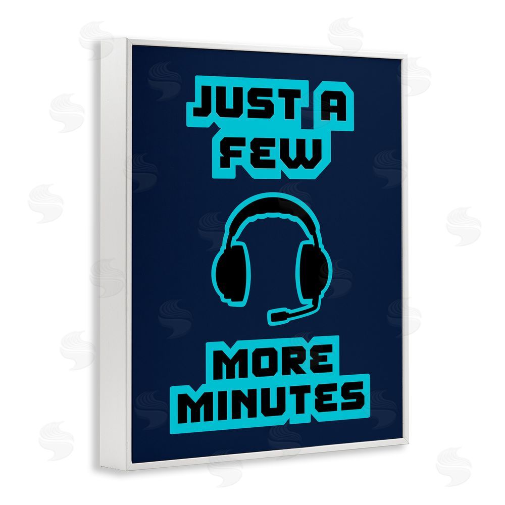 Marcus Prime Few More Minutes Retro White Framed Giclee Wall Art Print