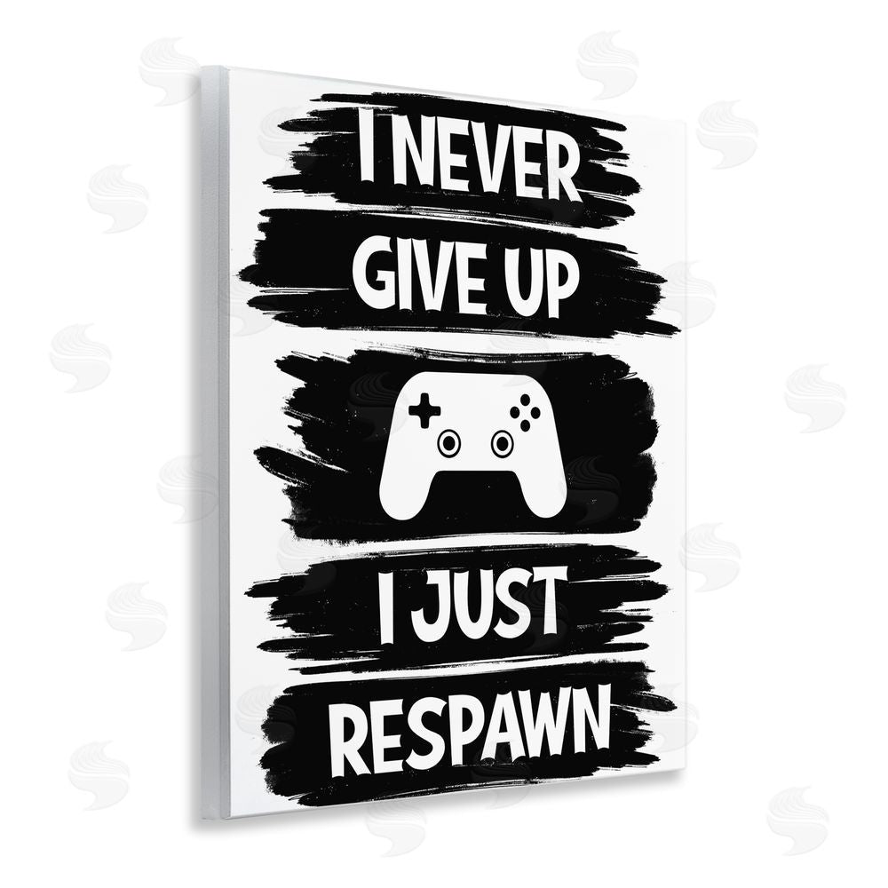 Marcus Prime Never Give Up Just Respawn Wall Plaque Art Print