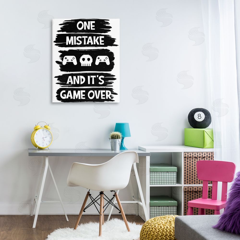Marcus Prime One Mistake It's Game Over Canvas Art on Wall