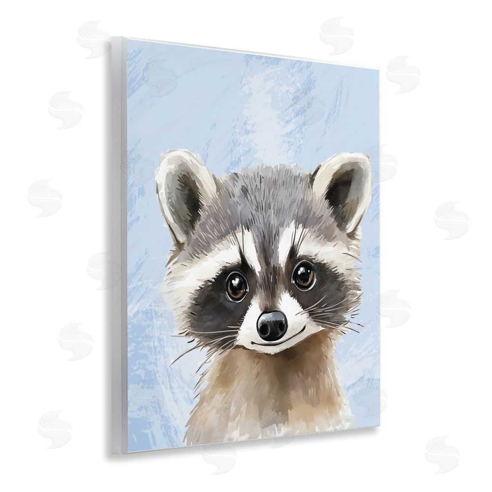 Christine Simpson Art Sweet Woodland Raccoon Wall Plaque Art Print