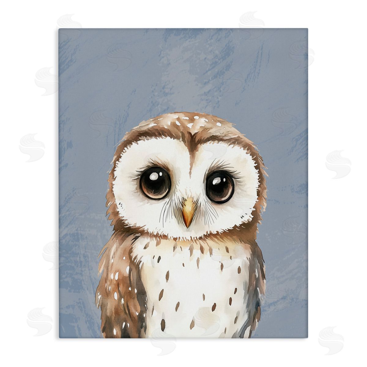 Christine Simpson Art Sweet Woodland Owl Canvas Wall Art Print