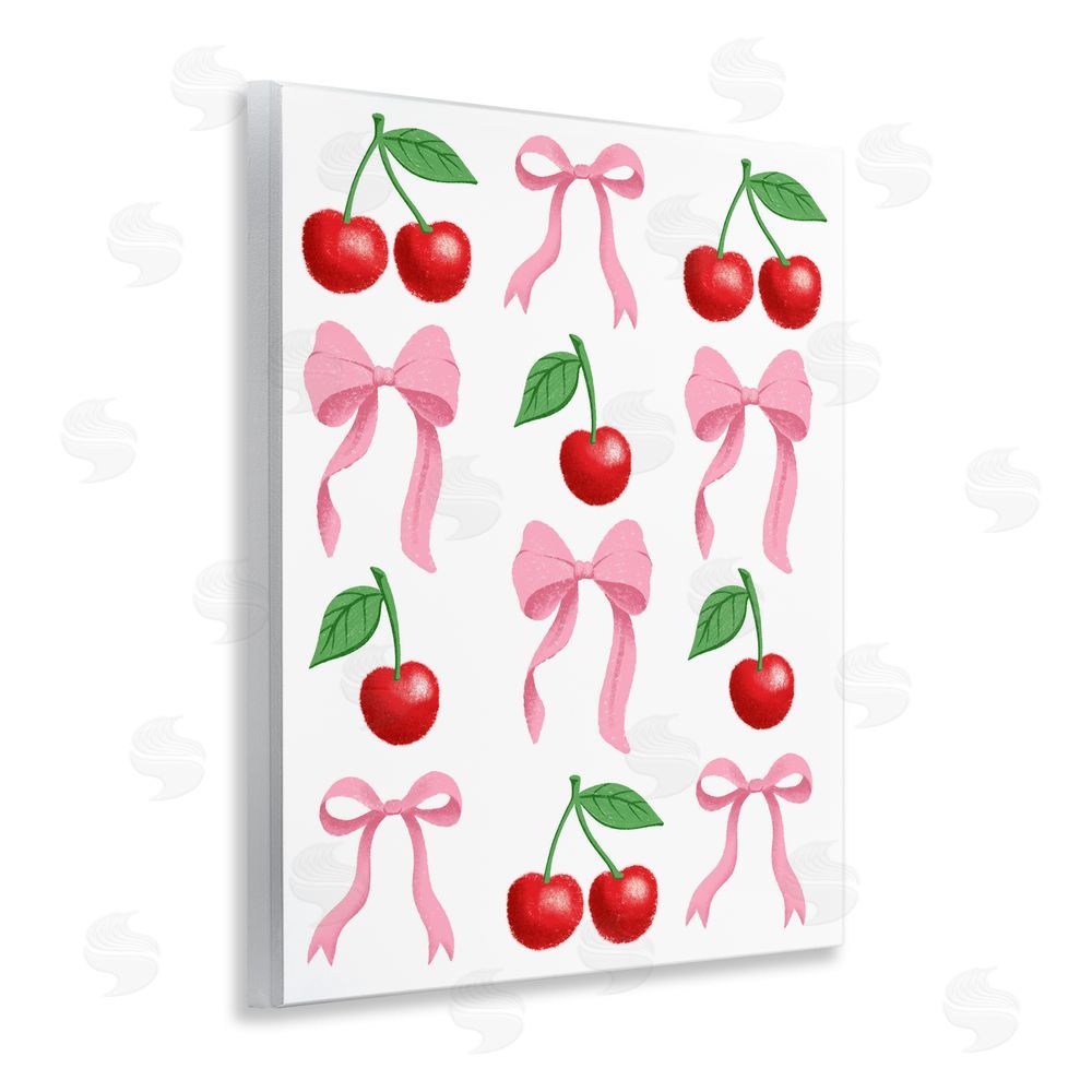 Marcus Prime Cherries & Bows Assortment Wall Plaque Art Print