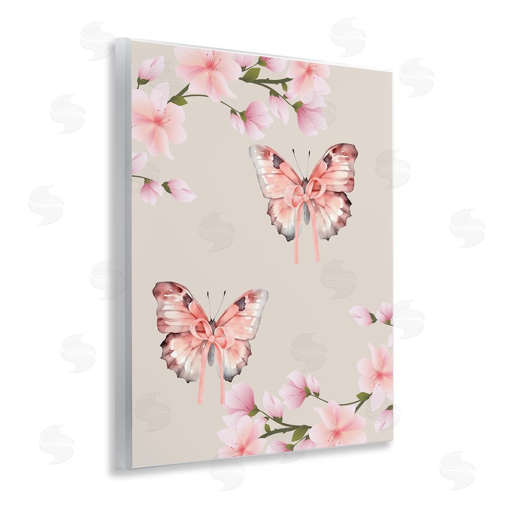 Jesse Keith Butterflies In Bows Wall Plaque Art Print