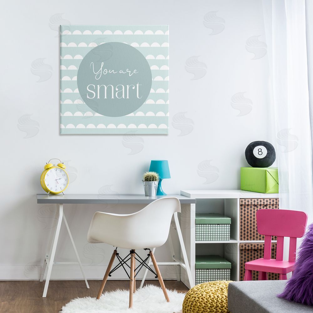 Christine Simpson Art You Are Smart Affirmation Canvas Art on Wall