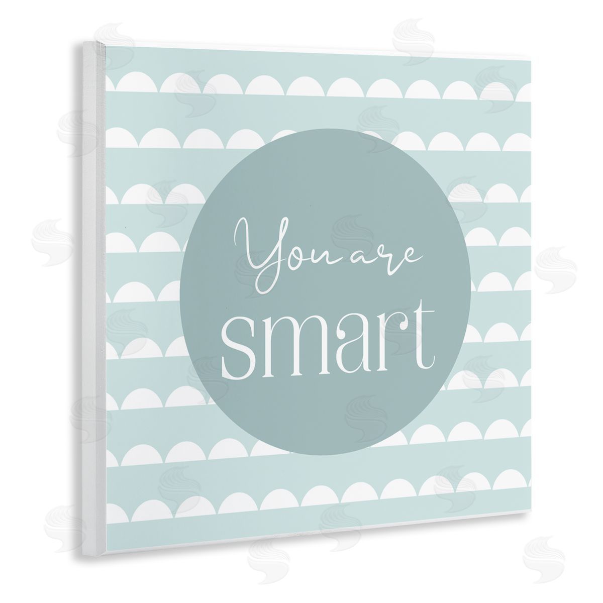 Christine Simpson Art You Are Smart Affirmation Wall Plaque Art Print