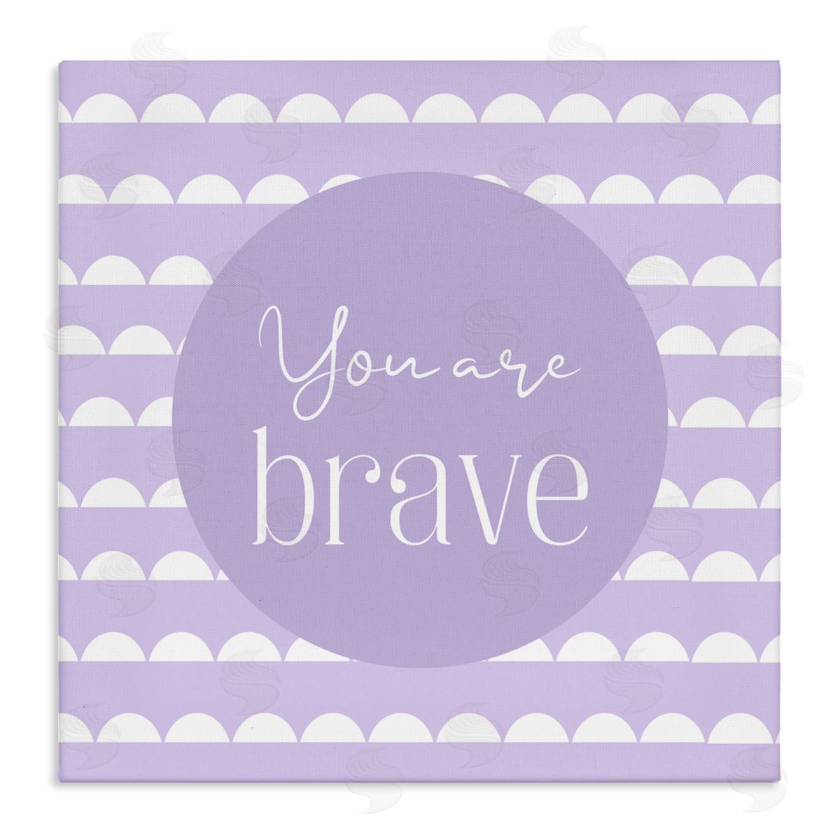 Christine Simpson Art You Are Brave Affirmation Canvas Wall Art Print