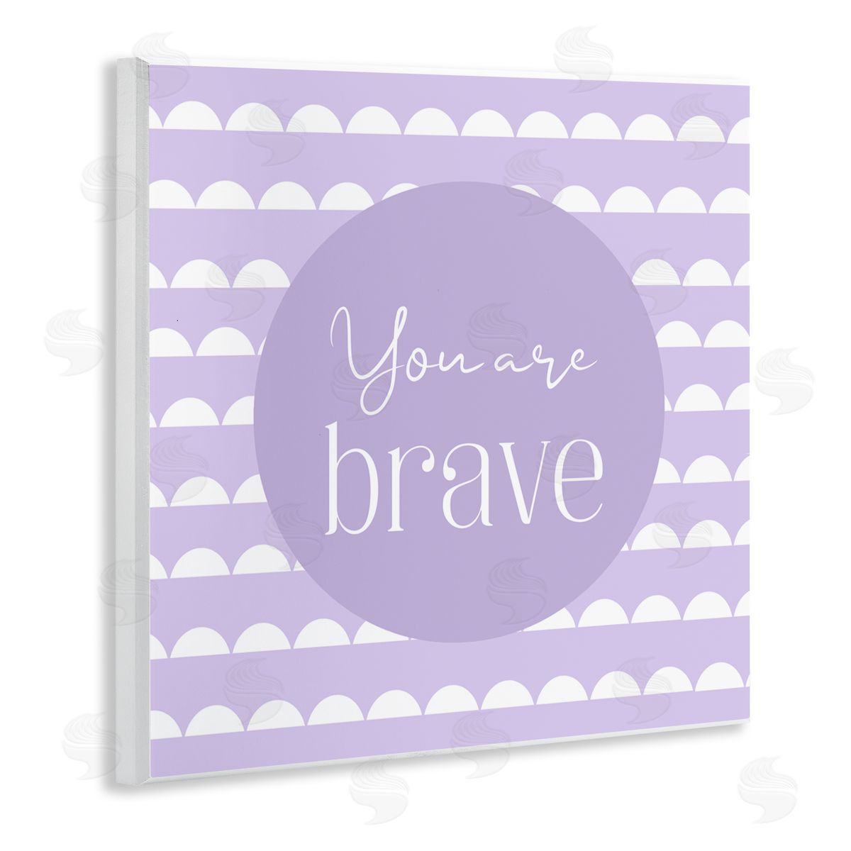 Christine Simpson Art You Are Brave Affirmation Wall Plaque Art Print