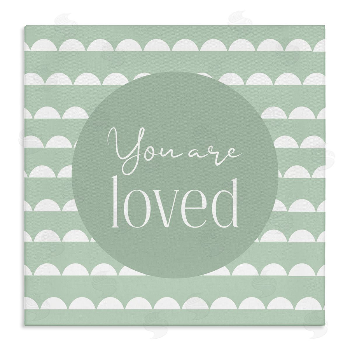 Christine Simpson Art You Are Loved Affirmation Canvas Wall Art Print