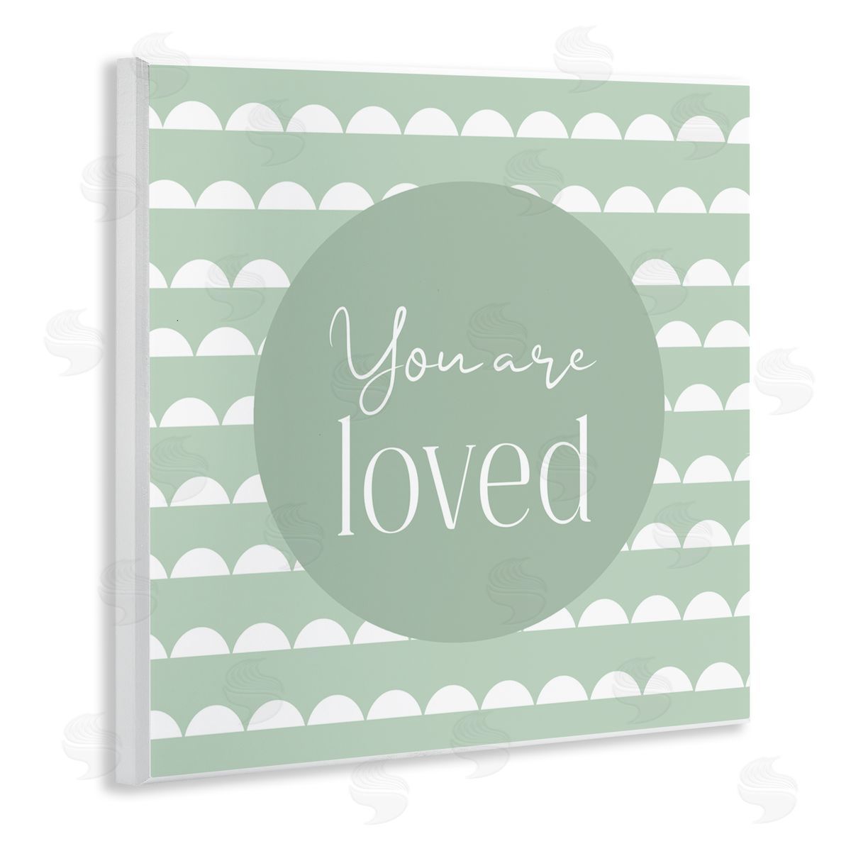 Christine Simpson Art You Are Loved Affirmation Wall Plaque Art Print