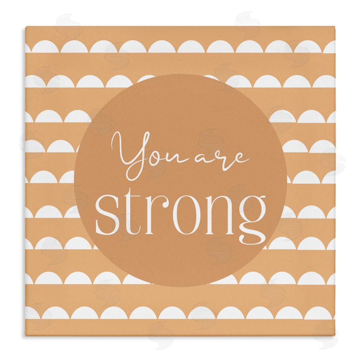 Christine Simpson Art You Are Strong Affirmation Canvas Wall Art Print