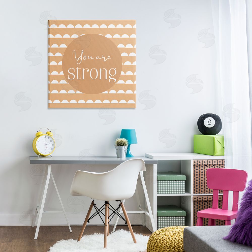 Christine Simpson Art You Are Strong Affirmation Canvas Art on Wall