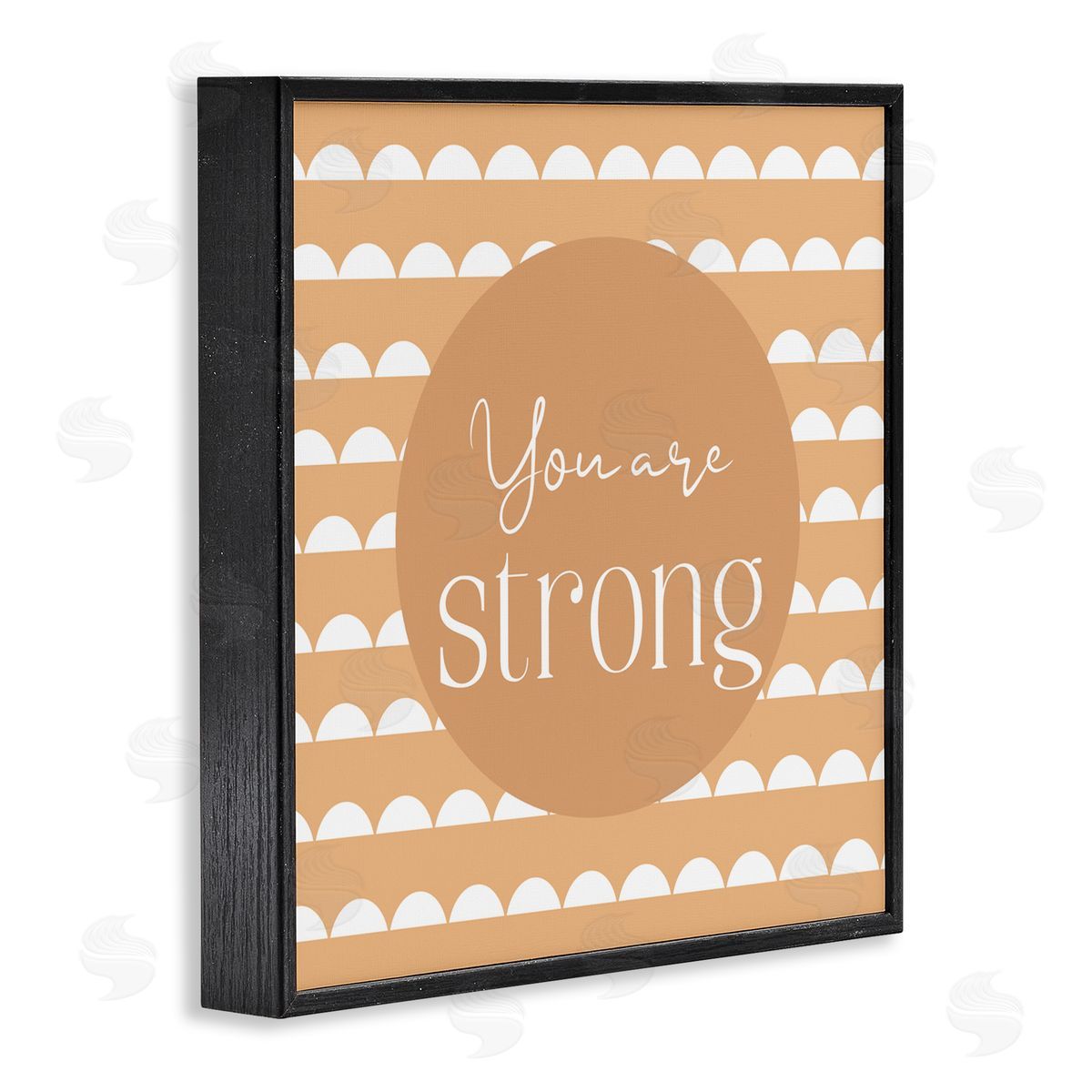 Christine Simpson Art You Are Strong Affirmation Black Framed Giclee Wall Art Print