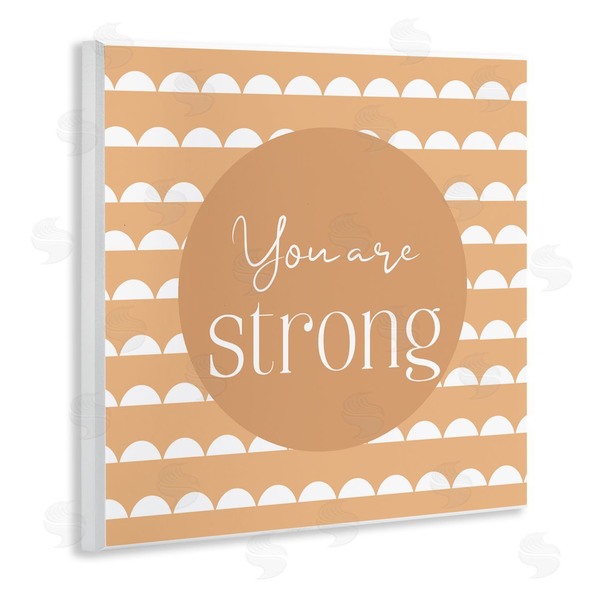 Christine Simpson Art You Are Strong Affirmation Wall Plaque Art Print