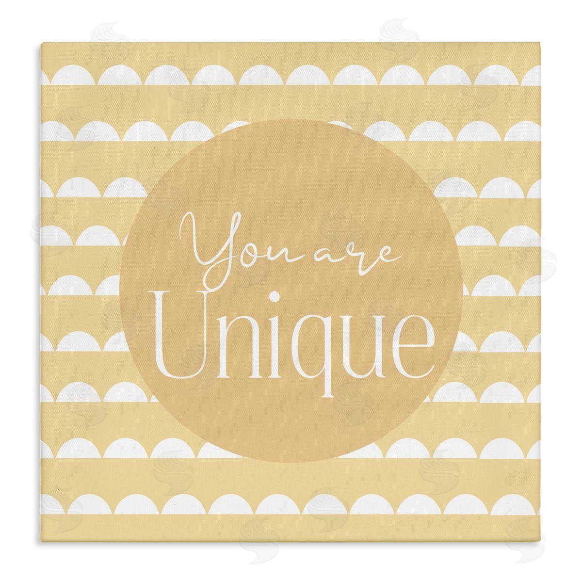 Christine Simpson Art You Are Unique Affirmation Canvas Wall Art Print