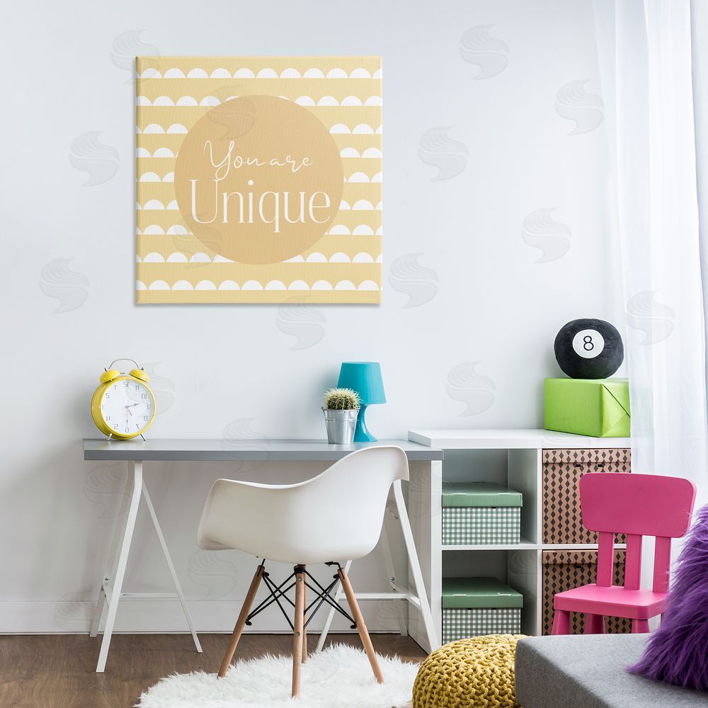 Christine Simpson Art You Are Unique Affirmation Canvas Art on Wall