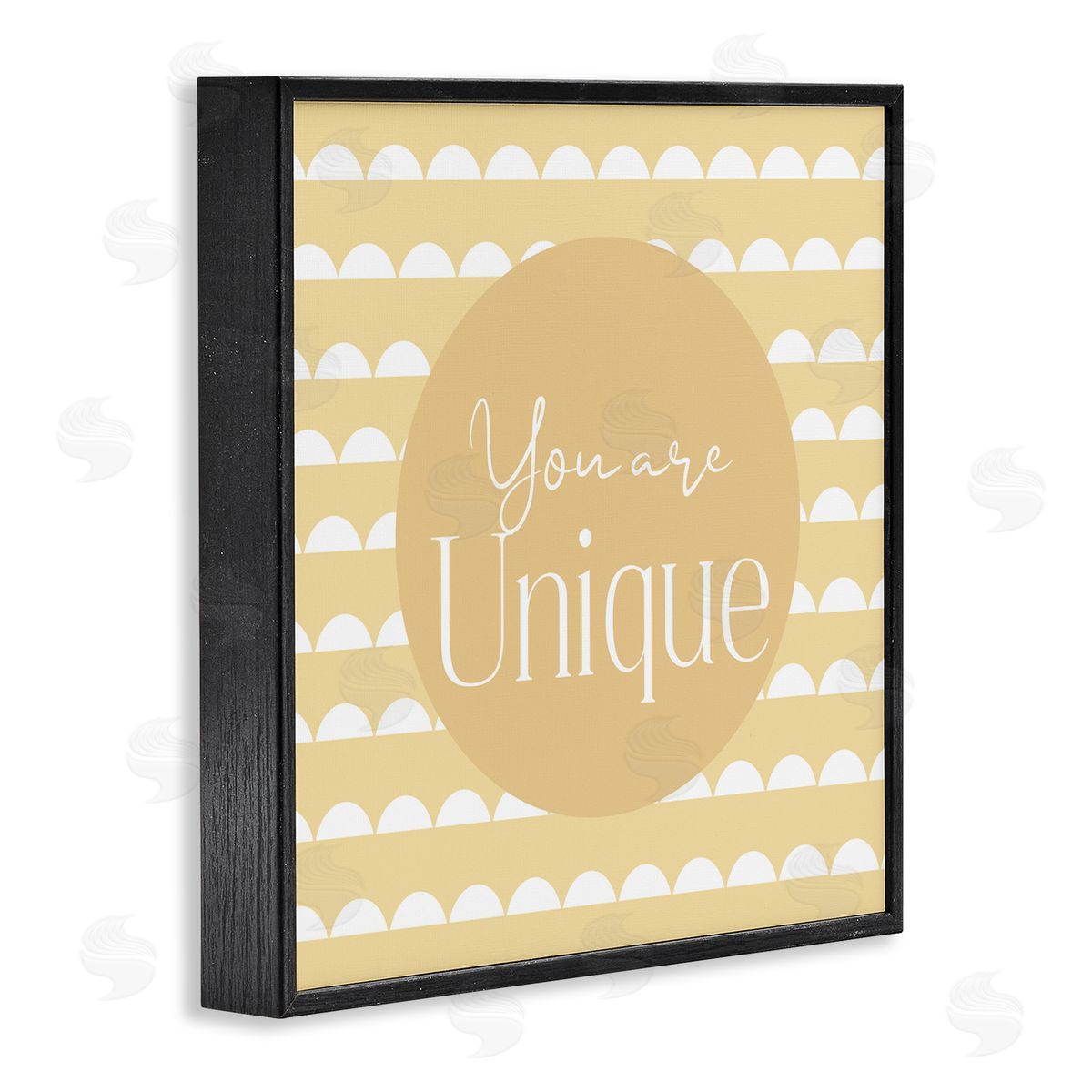Christine Simpson Art You Are Unique Affirmation Black Framed Giclee Wall Art Print