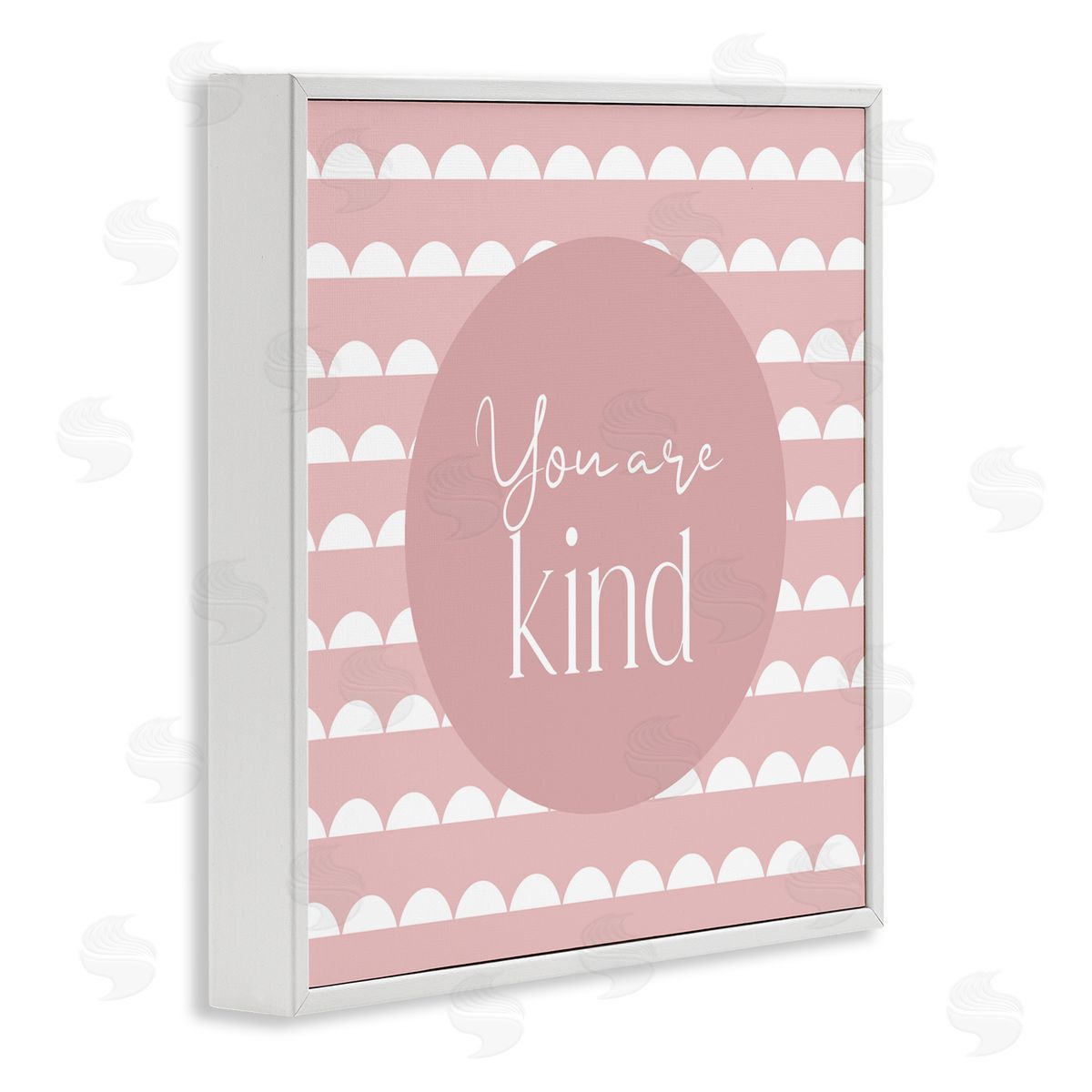 Christine Simpson Art You Are Kind Affirmation White Framed Giclee Wall Art Print