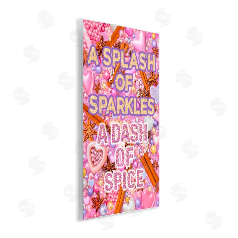 Jess Stempel Splash of Sparkle Dash Of Spice Wall Plaque Art Print