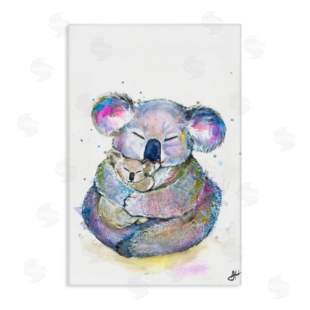 Marc Allante Cuddly Koalas Wildlife Canvas Wall Art Print