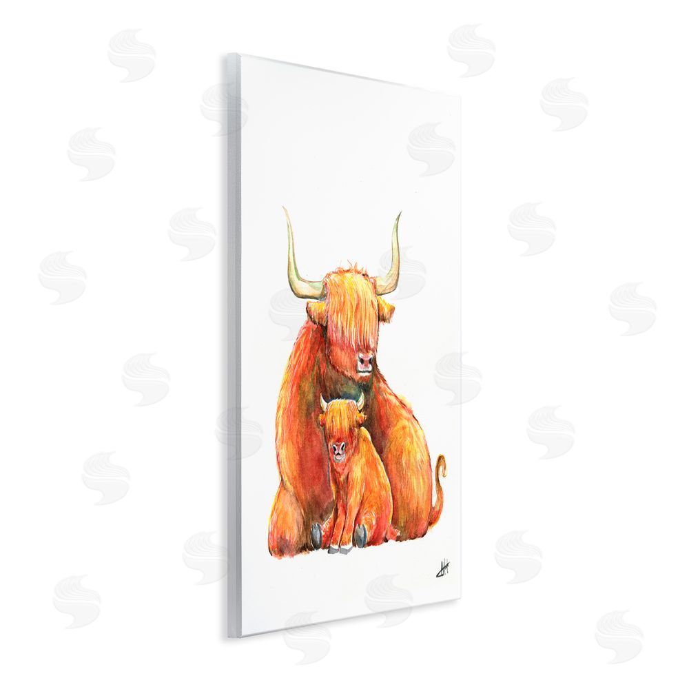 Marc Allante Yakety Yak Cattle Wall Plaque Art Print