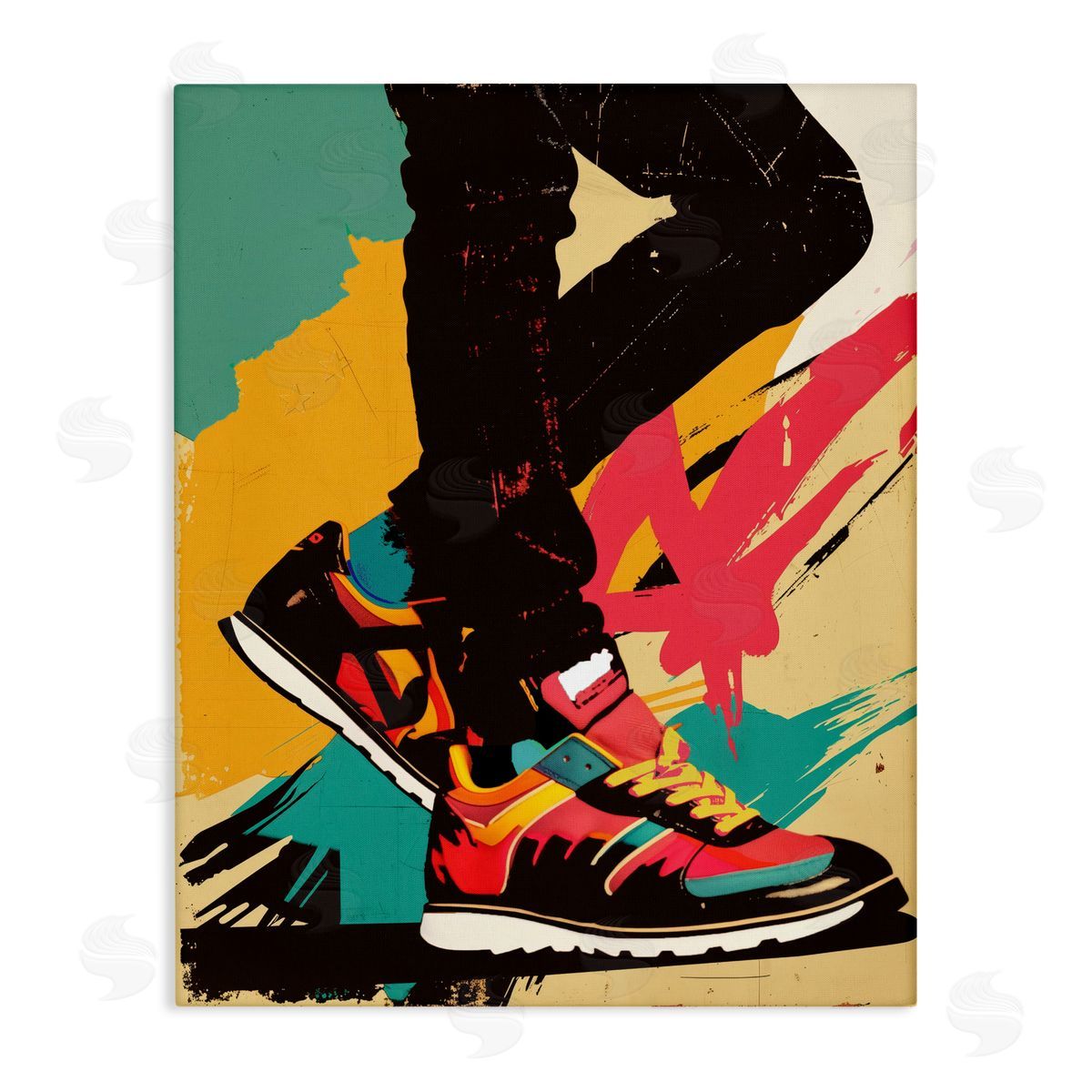 Annabelle Hall Walkin' In The USA Canvas Wall Art Print