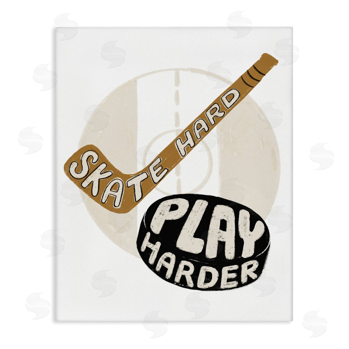 Connie Summers Skate Hard Play Harder Canvas Wall Art Print