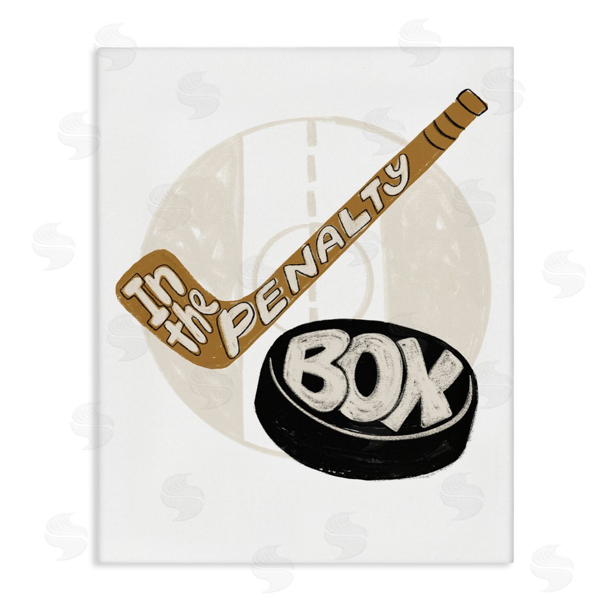Connie Summers In The Penalty Box Canvas Wall Art Print