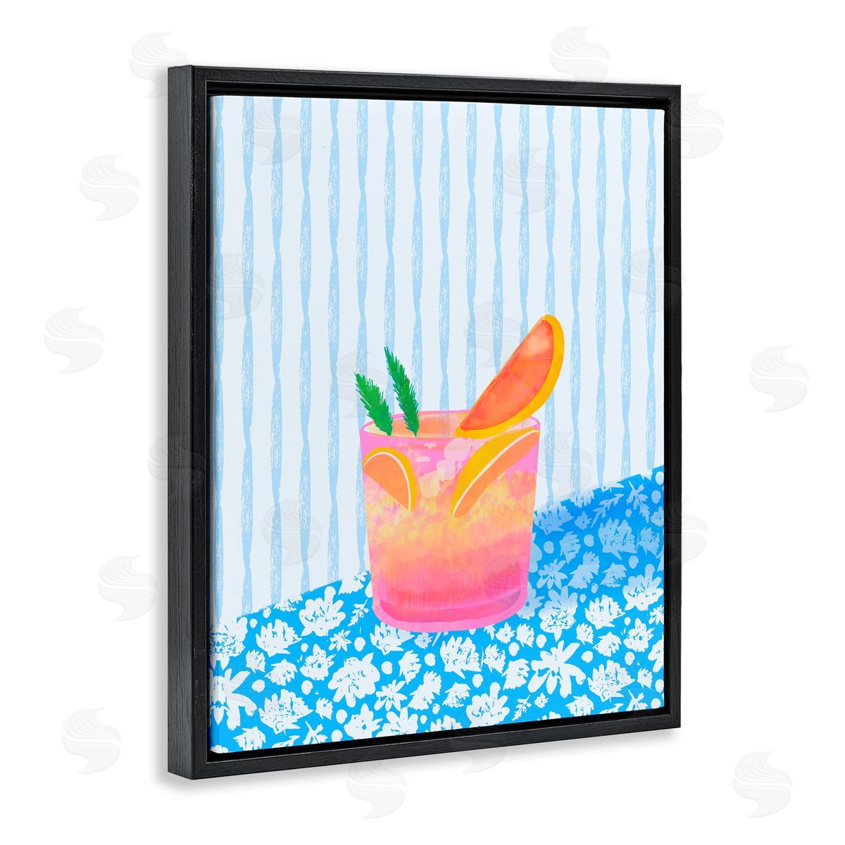 Dina Riddle Tequila Spritz Still Life Canvas Wall Art Print