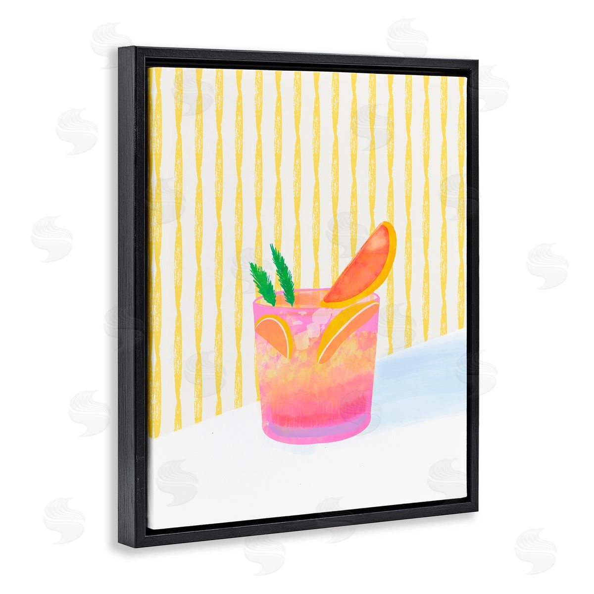 Dina Riddle Tequila Spritz Cocktail Canvas Wall Art Print