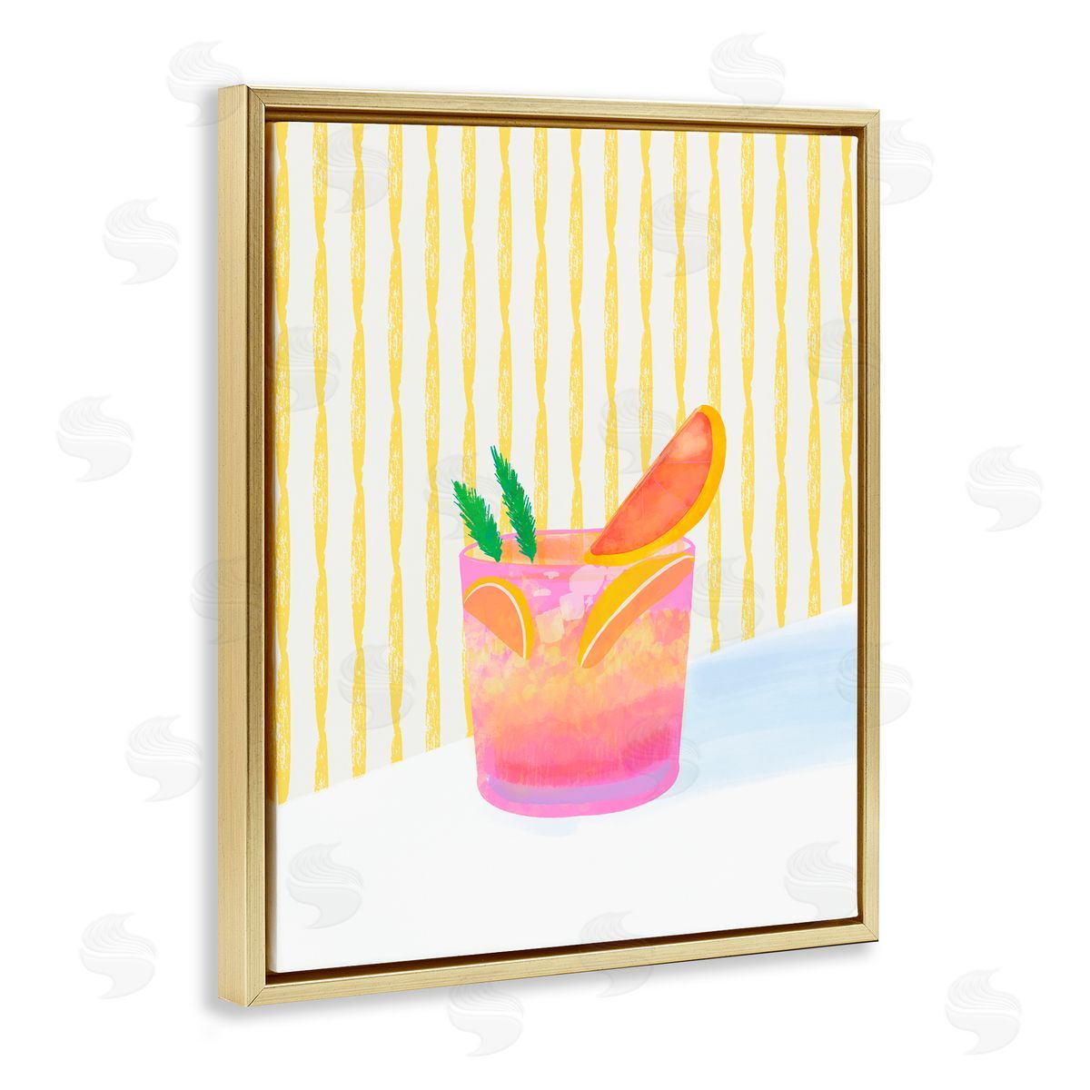 Dina Riddle Tequila Spritz Cocktail Canvas Wall Art Print