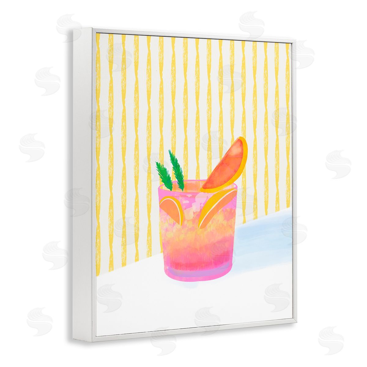 Dina Riddle Tequila Spritz Cocktail Canvas Wall Art Print