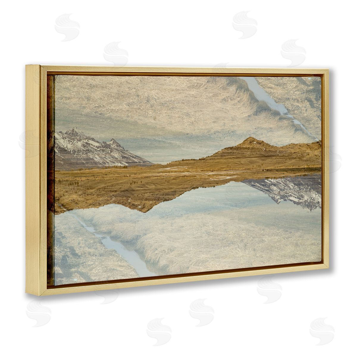 Robin Vandenabeele Reflecting Prairie Scenery Canvas Wall Art Print