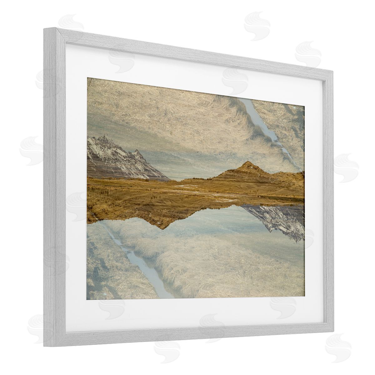 Robin Vandenabeele Reflecting Prairie Scenery Canvas Wall Art Print