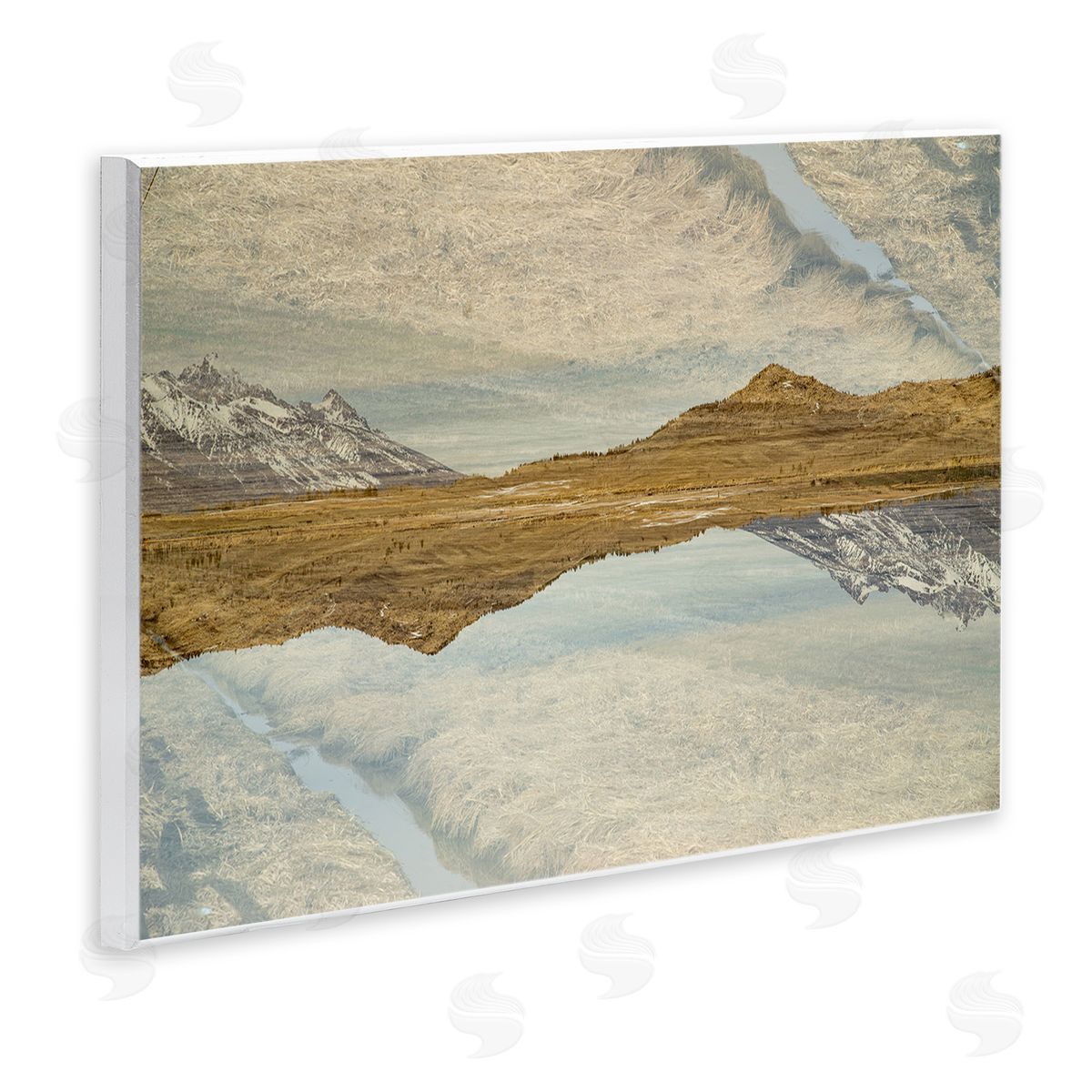 Robin Vandenabeele Reflecting Prairie Scenery Canvas Wall Art Print