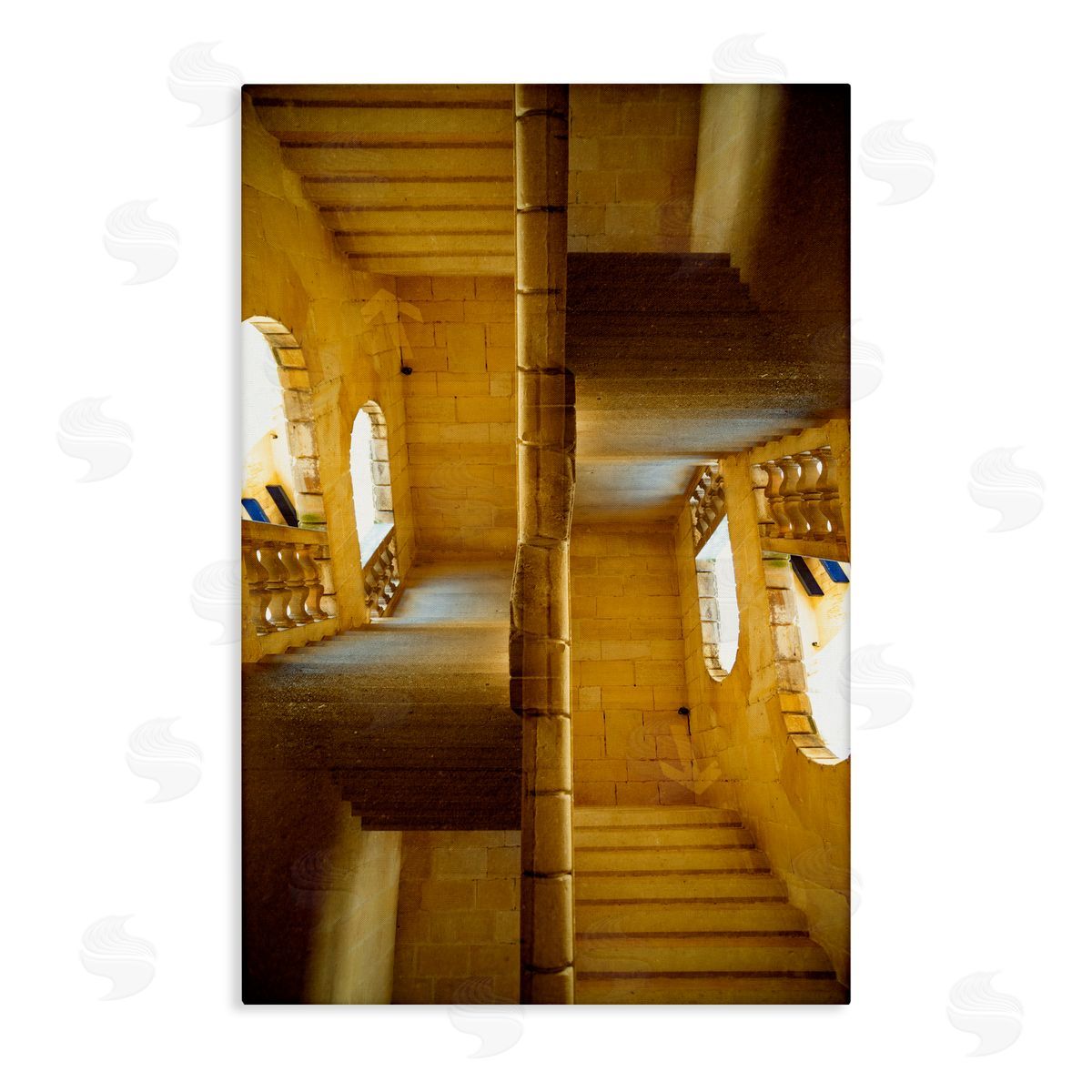 Robin Vandenabeele Surrealist Stairways Architecture Canvas Wall Art Print