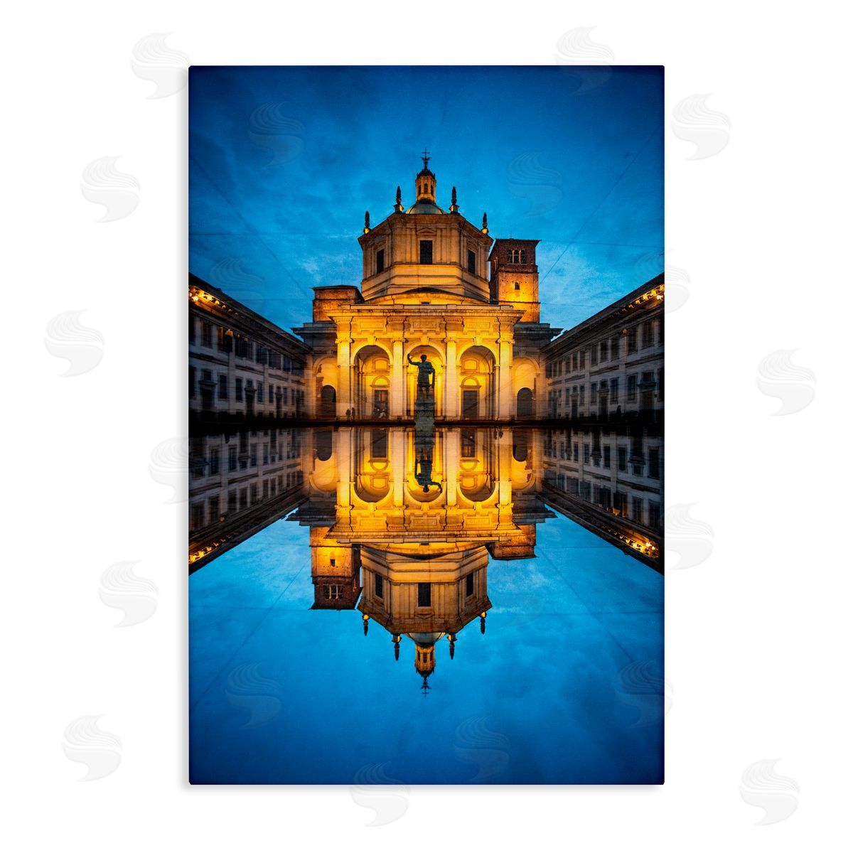 Robin Vandenabeele Grand Architecture Reflection Canvas Wall Art Print