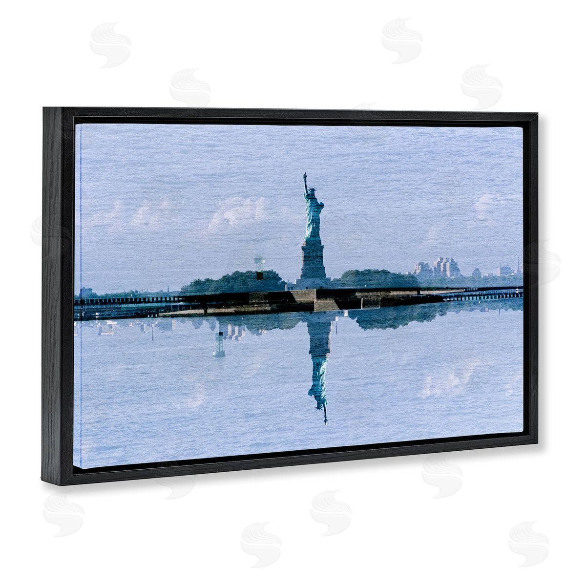 Robin Vandenabeele Symmetrical Liberty Reflection Canvas Wall Art Print