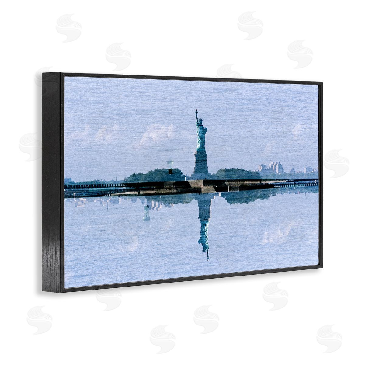 Robin Vandenabeele Symmetrical Liberty Reflection Canvas Wall Art Print