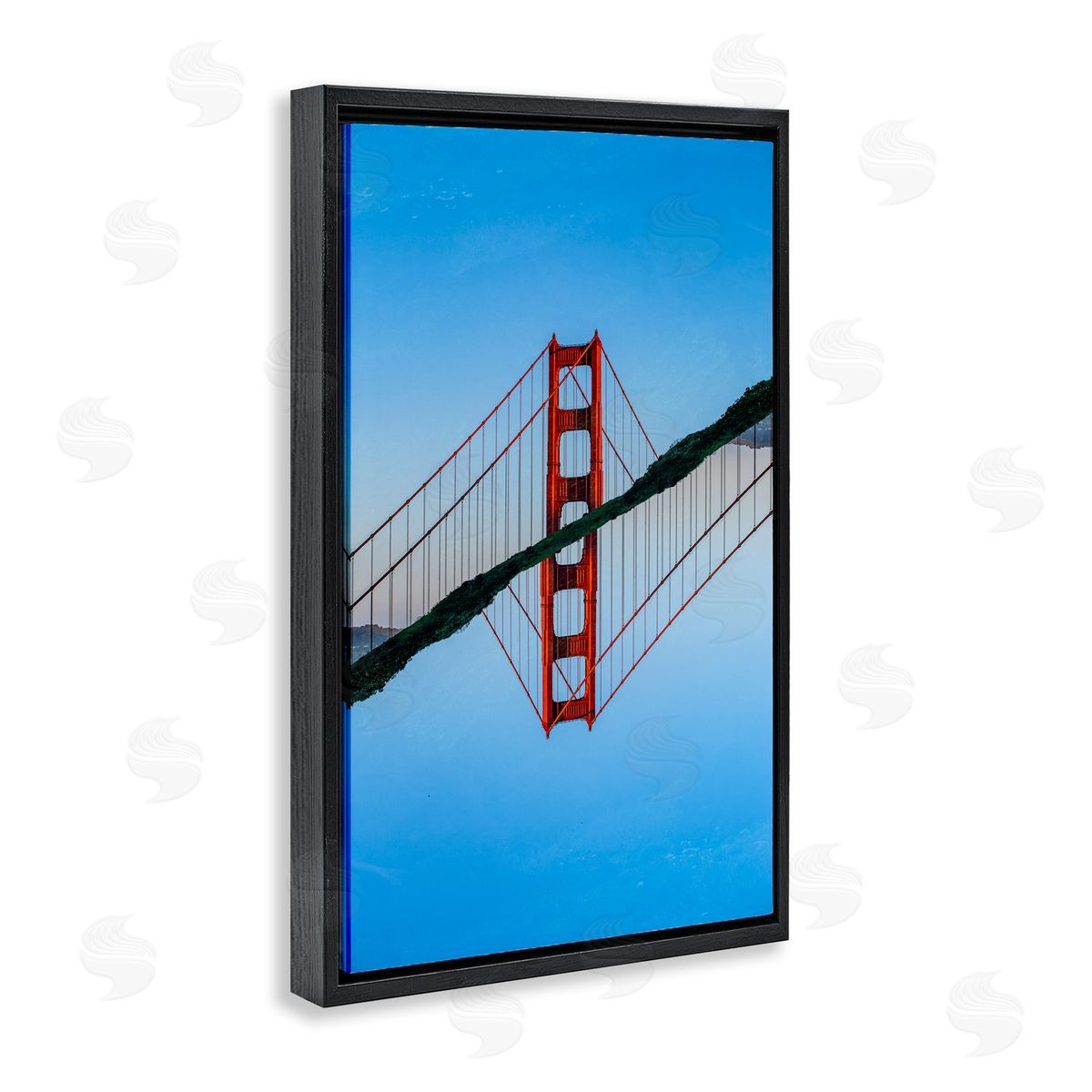 Robin Vandenabeele Iconic Bridge Symmetry Canvas Wall Art Print