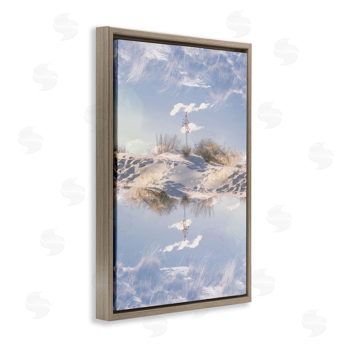 Robin Vandenabeele Sprouting From Beach Dune Reflection Canvas Wall Art Print