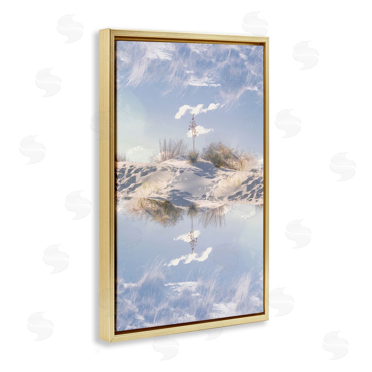 Robin Vandenabeele Sprouting From Beach Dune Reflection Canvas Wall Art Print